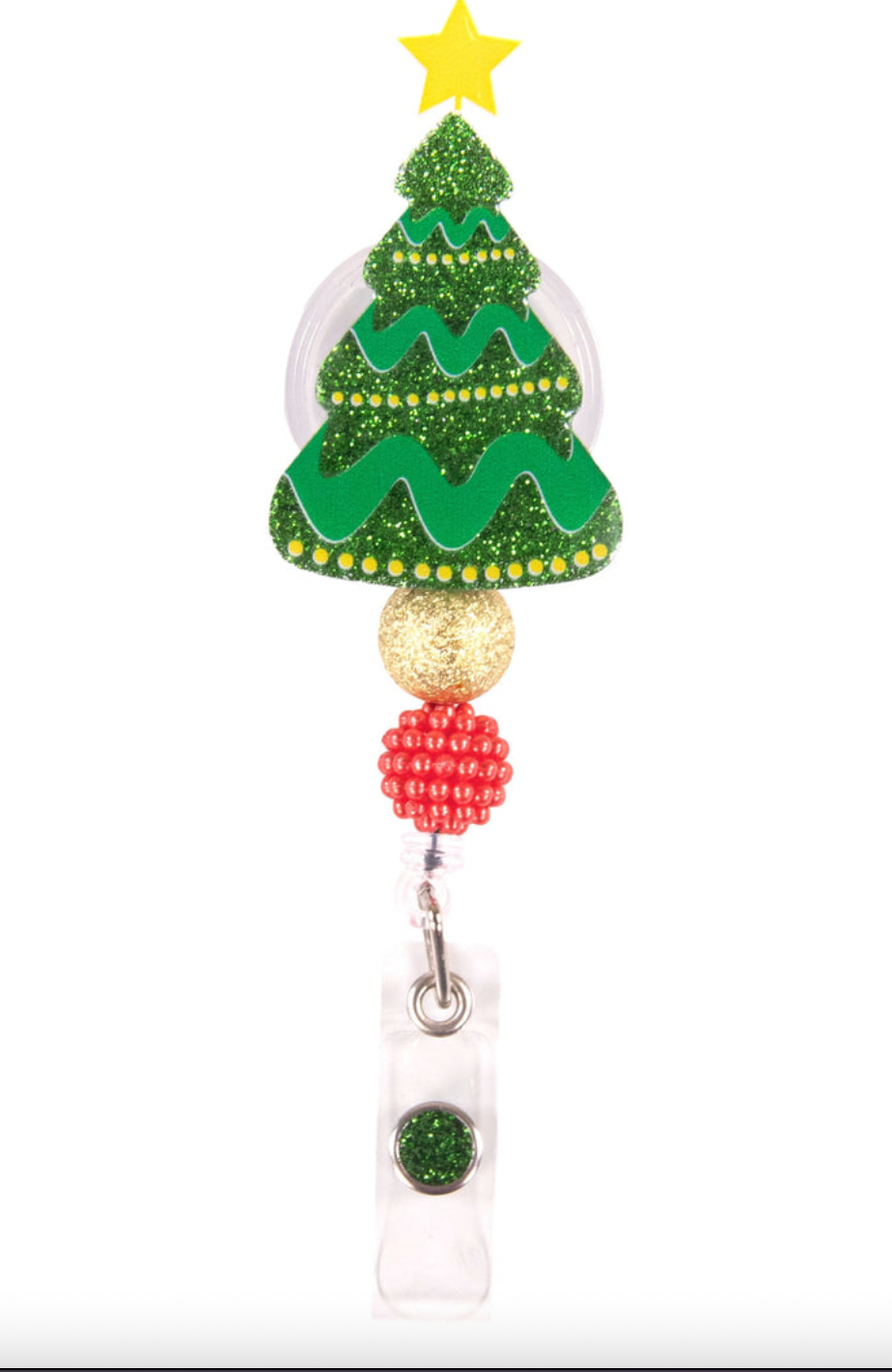 SS Holiday Badge Reel-Badge Reels-Podos Boutique, a Women's Fashion Boutique Located in Calera, AL