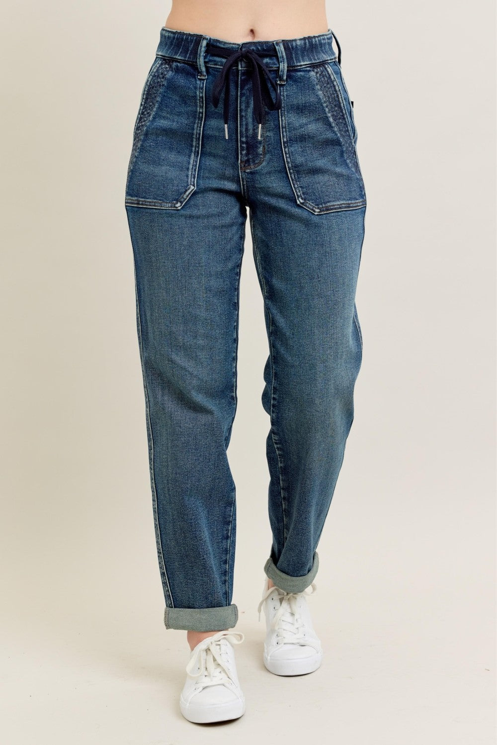 JB HW Vintage Jogger-Jeans-Podos Boutique, a Women's Fashion Boutique Located in Calera, AL