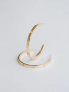 MM Large Hoop Earrings-Podos Boutique, a Women's Fashion Boutique Located in Calera, AL