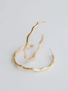 MM Large Hoop Earrings-Podos Boutique, a Women's Fashion Boutique Located in Calera, AL