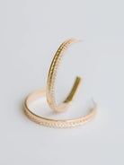 MM Large Hoop Earrings-Podos Boutique, a Women's Fashion Boutique Located in Calera, AL