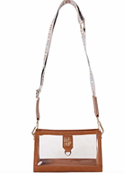 SS-Clear Leather purse-Bags-Podos Boutique, a Women's Fashion Boutique Located in Calera, AL