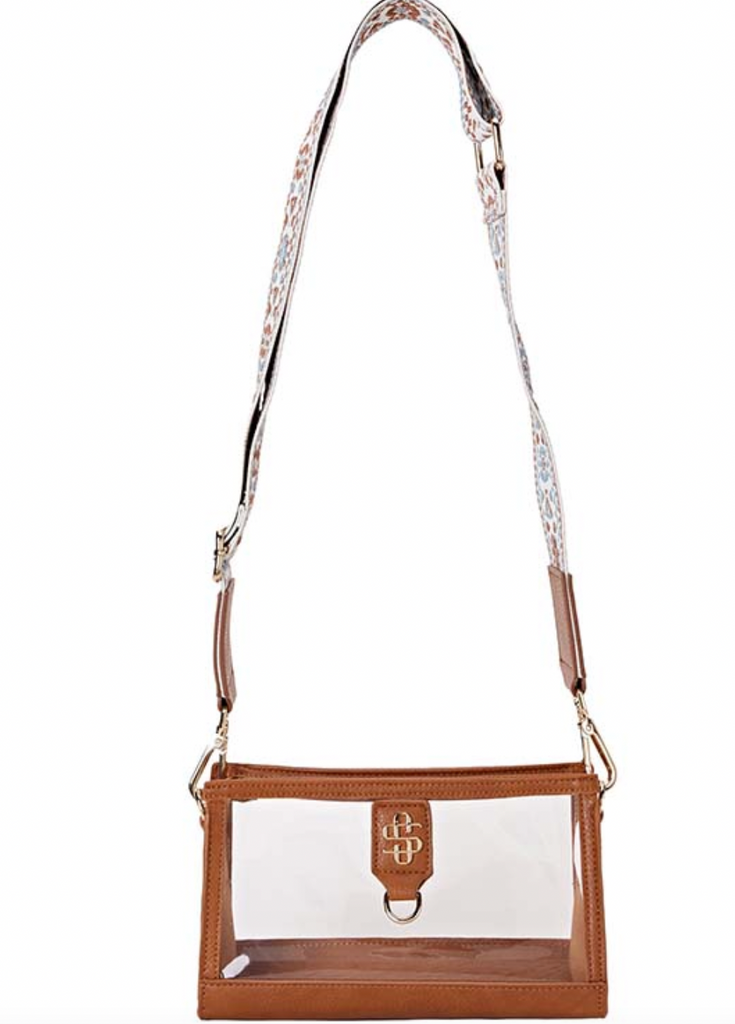 SS-Clear Leather purse-Boutique Items. - Accessories-Podos Boutique, a Women's Fashion Boutique Located in Calera, AL