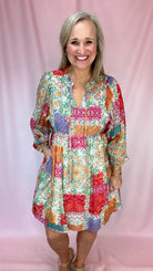 Roll With It Dress-Short Dresses-Podos Boutique, a Women's Fashion Boutique Located in Calera, AL