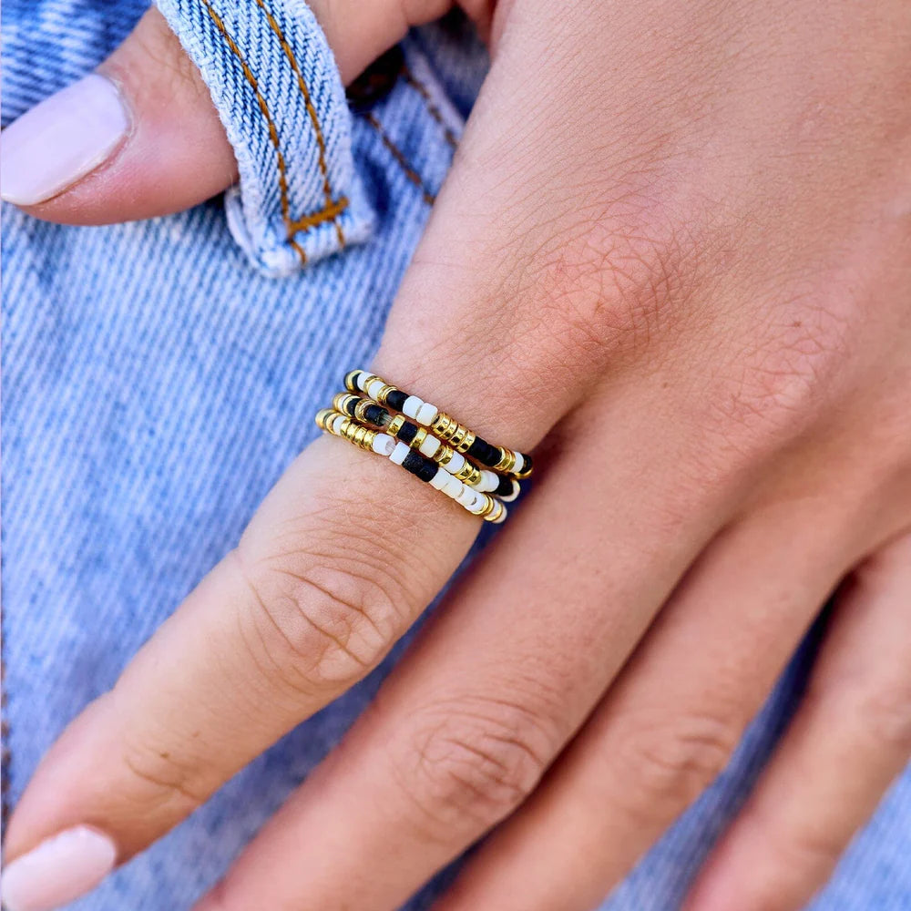 PV Stretch Ring Set of 3-Podos Boutique, a Women's Fashion Boutique Located in Calera, AL