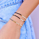 PV Monochrome Stretch Bracelet Set of 3-Podos Boutique, a Women's Fashion Boutique Located in Calera, AL