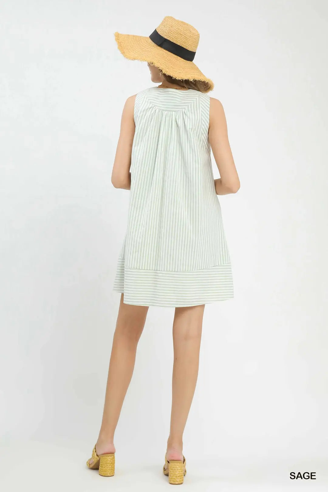Sunday Stripes Dress-Short Dresses-Podos Boutique, a Women's Fashion Boutique Located in Calera, AL