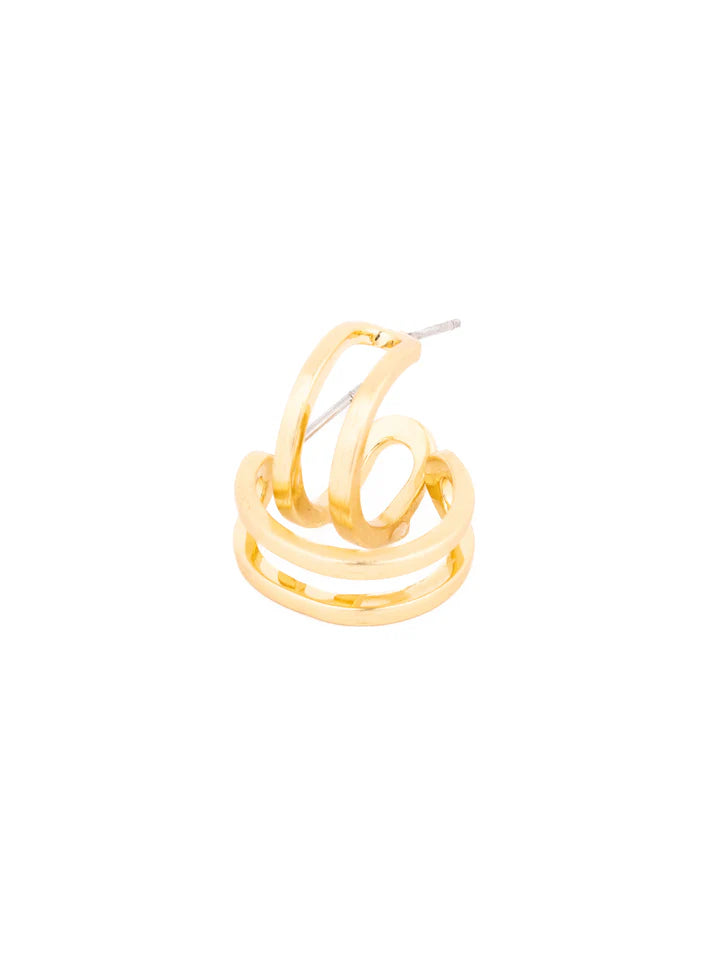 MM Golden Hour Small Hoop-Apparel & Accessories-Podos Boutique, a Women's Fashion Boutique Located in Calera, AL
