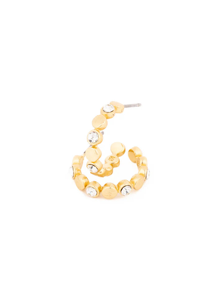 MM Golden Hour Small Hoop-Apparel & Accessories-Podos Boutique, a Women's Fashion Boutique Located in Calera, AL