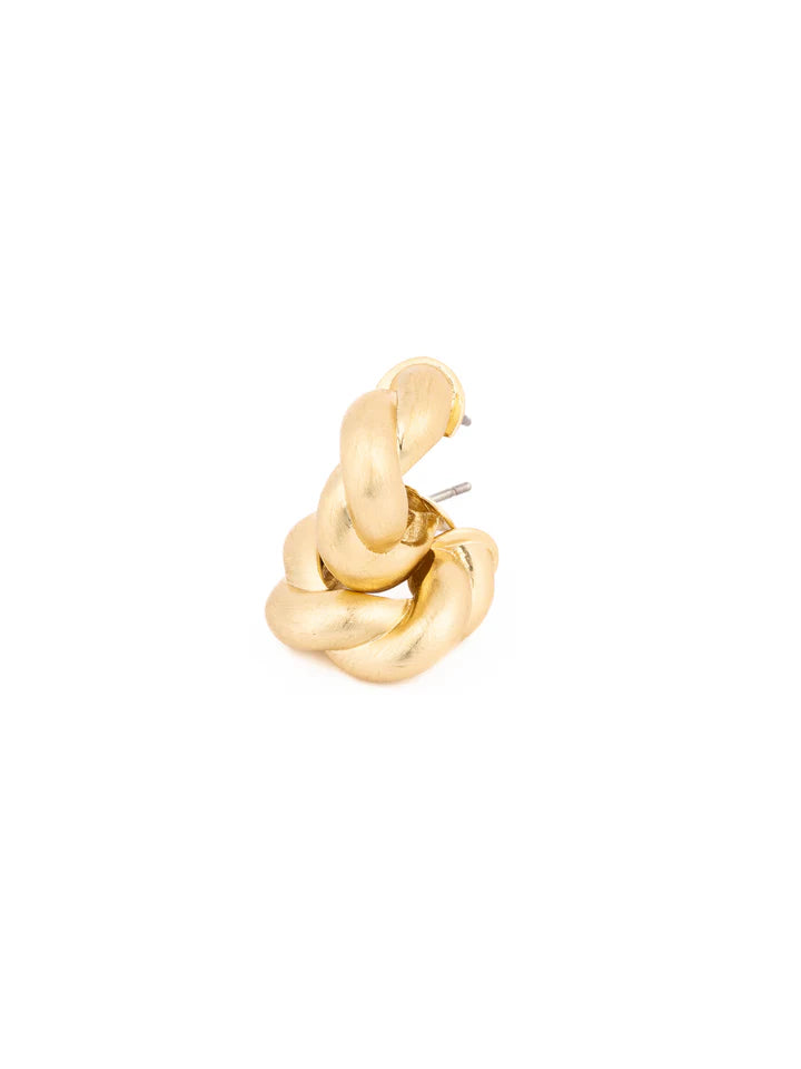 MM Golden Hour Small Hoop-Apparel & Accessories-Podos Boutique, a Women's Fashion Boutique Located in Calera, AL