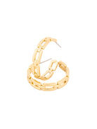 MM Golden Hour Medium Hoops-Jewelry-Podos Boutique, a Women's Fashion Boutique Located in Calera, AL