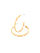 MM Golden Hour Medium Hoops-Jewelry-Podos Boutique, a Women's Fashion Boutique Located in Calera, AL