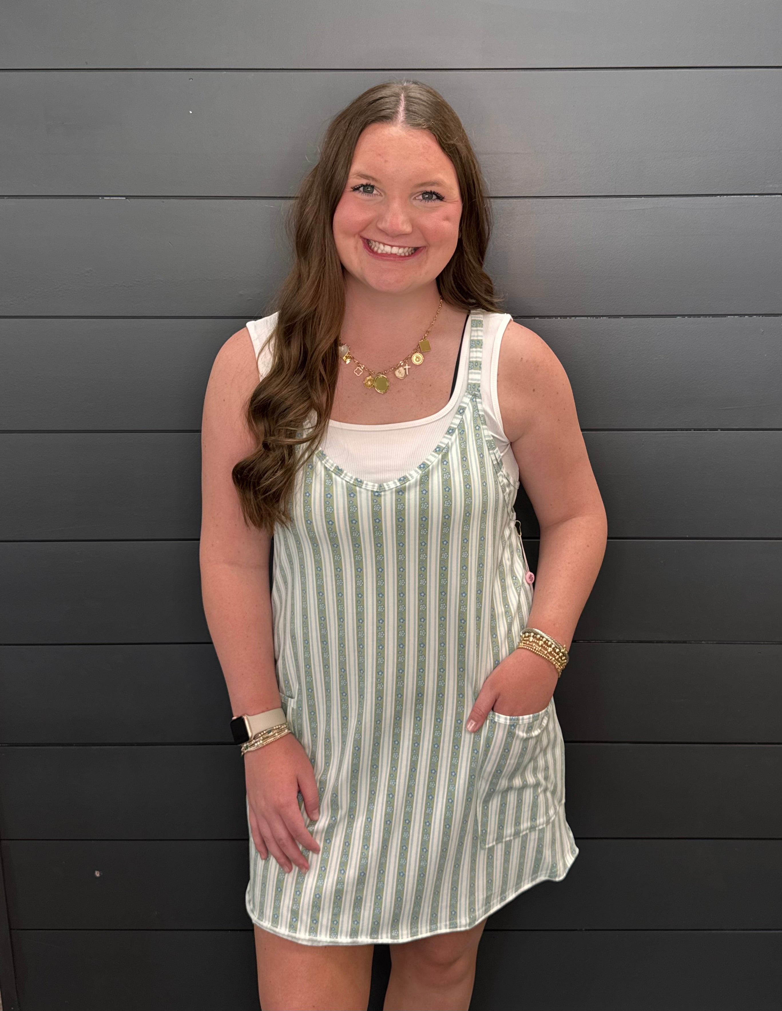 Simply Southern Tara Romper-Short Dresses-Podos Boutique, a Women's Fashion Boutique Located in Calera, AL