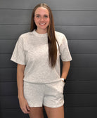 Scuba Round Neck & Dolphin Shorts Set-Sets-Podos Boutique, a Women's Fashion Boutique Located in Calera, AL