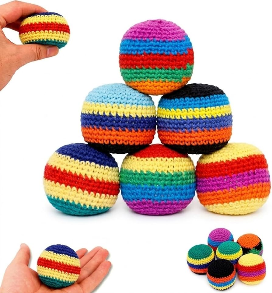 Knit Footbags-Toy-Podos Boutique, a Women's Fashion Boutique Located in Calera, AL