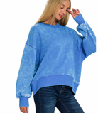 Oaklyn Sweatshirt-Sweaters-Podos Boutique, a Women's Fashion Boutique Located in Calera, AL