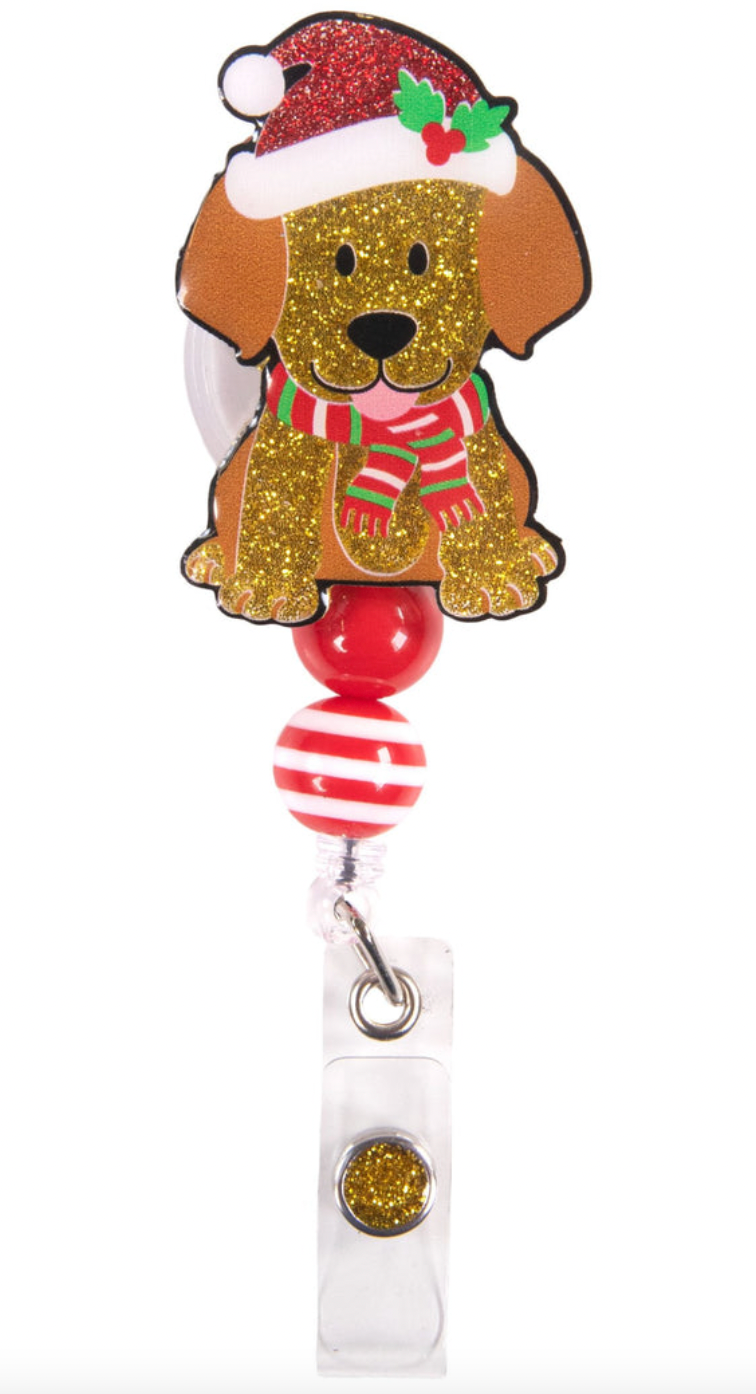 SS Holiday Badge Reel-Badge Reels-Podos Boutique, a Women's Fashion Boutique Located in Calera, AL