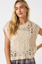 Crochet Perfection Top-Fashion Tops-Podos Boutique, a Women's Fashion Boutique Located in Calera, AL