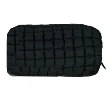 Lulu Mac Quilted Makeup Bag-Beauty & Bath-Podos Boutique, a Women's Fashion Boutique Located in Calera, AL