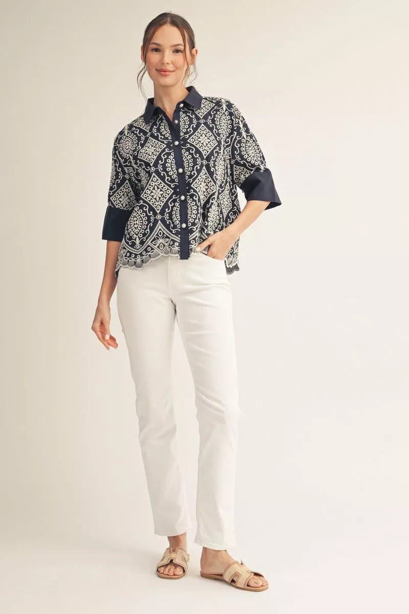 Absolutely Perfection Top-Fashion Tops-Podos Boutique, a Women's Fashion Boutique Located in Calera, AL