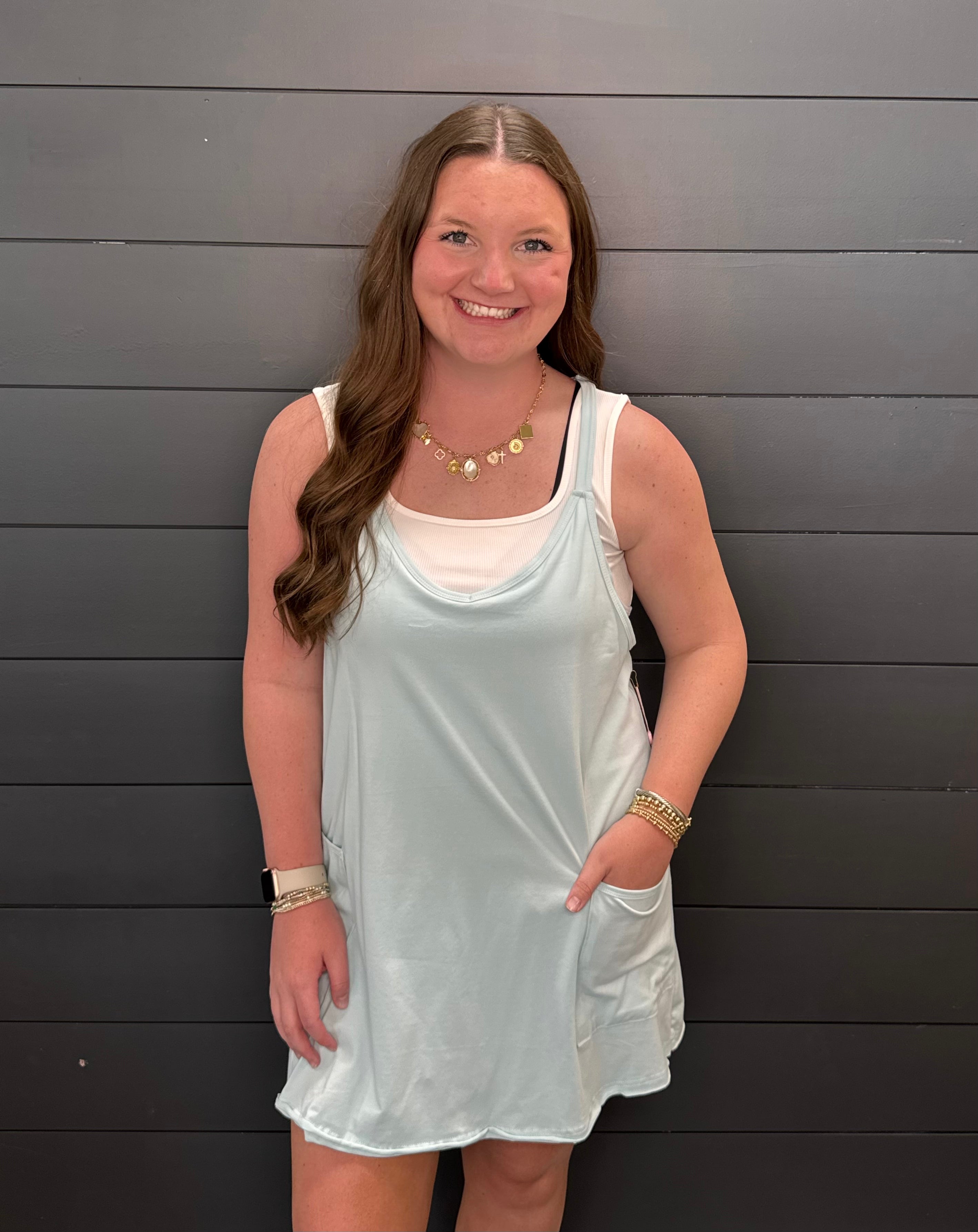 Simply Southern Tara Romper-Short Dresses-Podos Boutique, a Women's Fashion Boutique Located in Calera, AL
