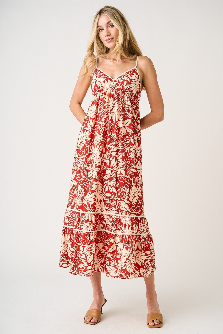 Tropical State of Mind Dress-Midi Dresses-Podos Boutique, a Women's Fashion Boutique Located in Calera, AL