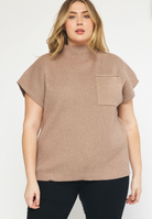 Talk of the Town Top-Short Sleeves-Podos Boutique, a Women's Fashion Boutique Located in Calera, AL
