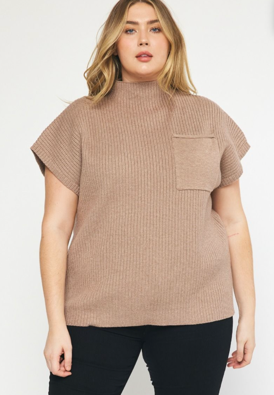 Talk of the Town Top-Short Sleeves-Podos Boutique, a Women's Fashion Boutique Located in Calera, AL