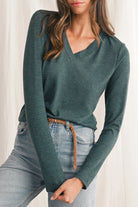 Misty Long Sleeve Top-Podos Boutique, a Women's Fashion Boutique Located in Calera, AL