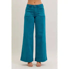 Judy Blue MR Utility Wide - Teal-Jeans-Podos Boutique, a Women's Fashion Boutique Located in Calera, AL