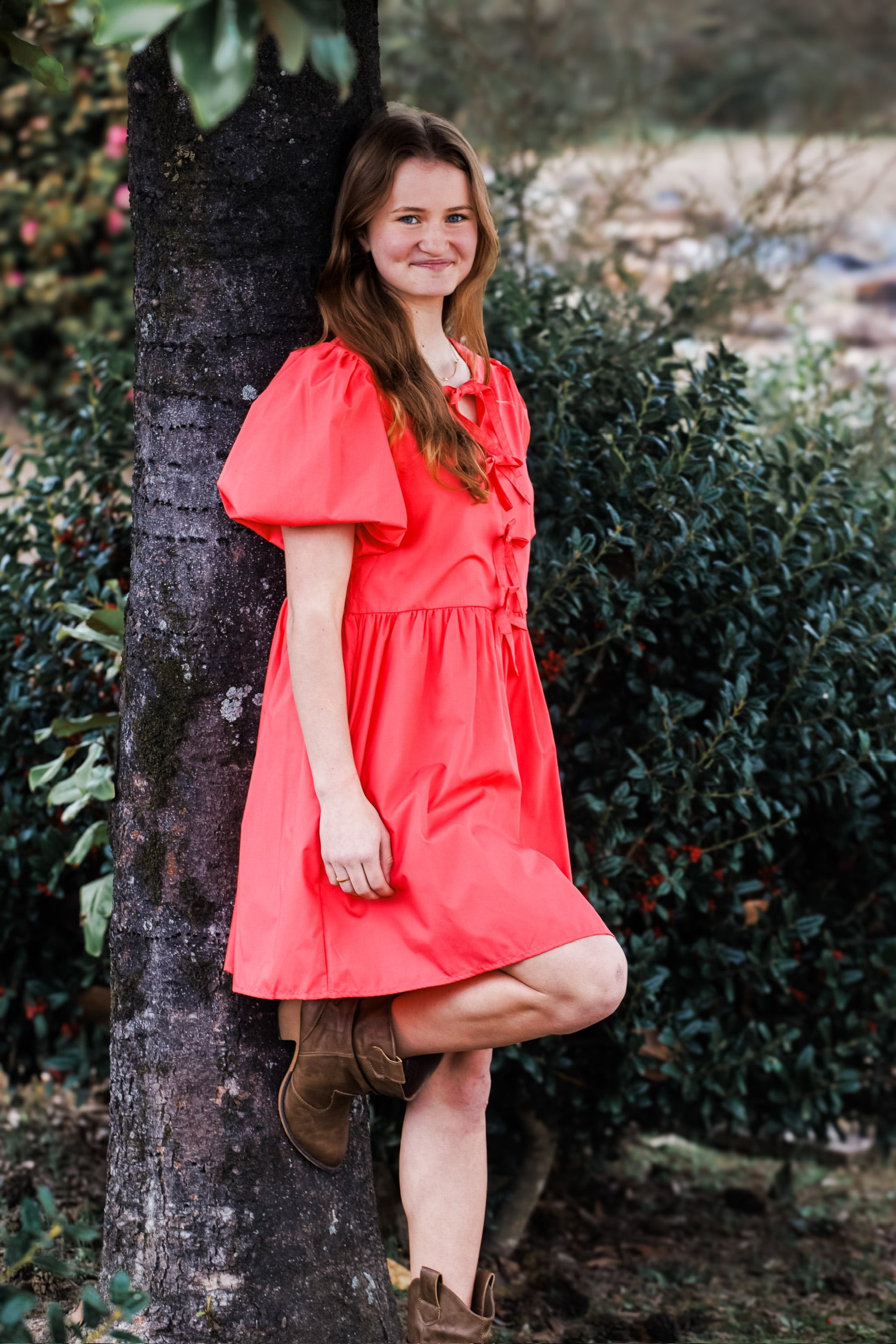 Coral Perfection Dress-Podos Boutique, a Women's Fashion Boutique Located in Calera, AL