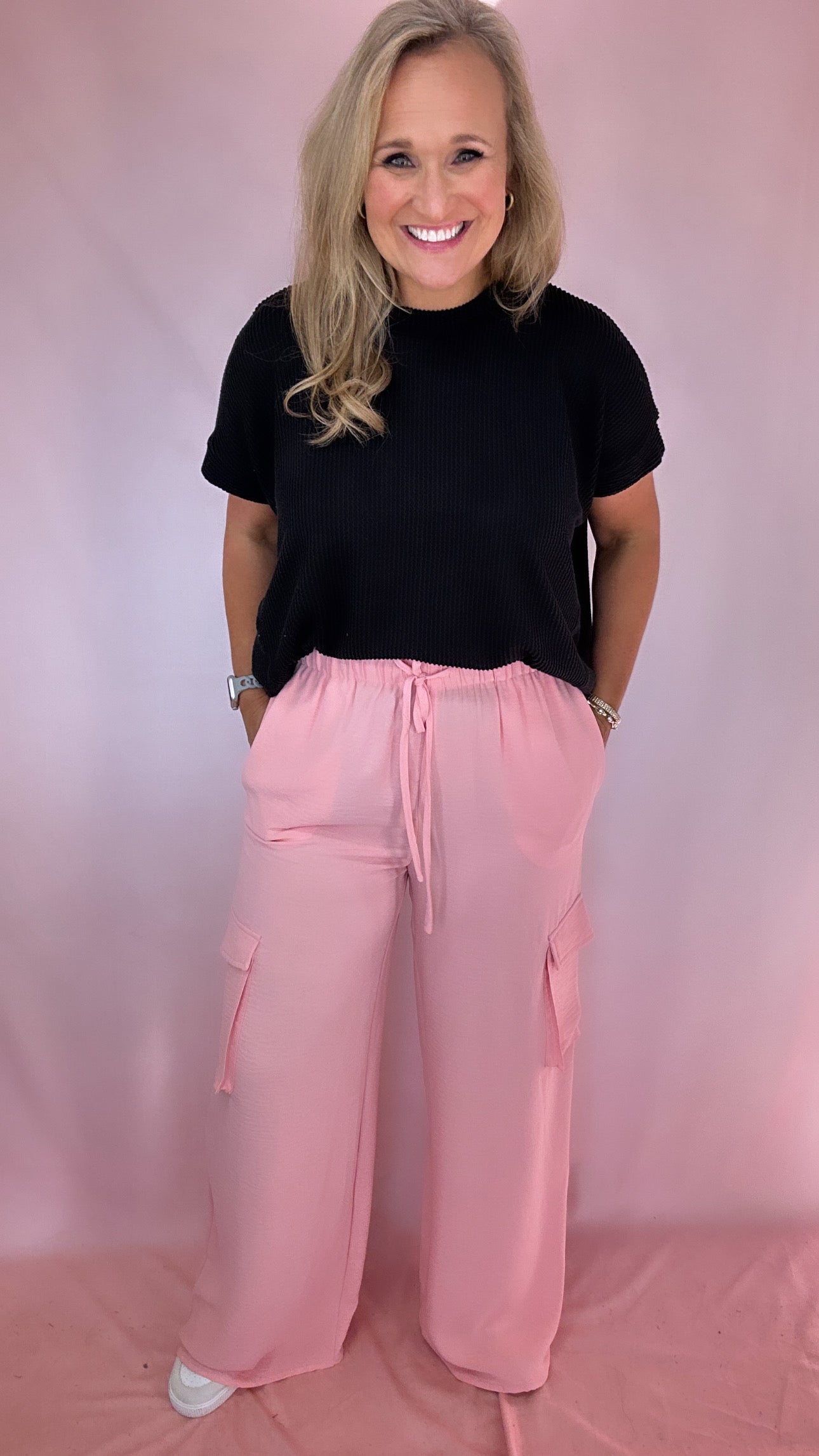 Utility Wide Leg Pant-Pants-Podos Boutique, a Women's Fashion Boutique Located in Calera, AL