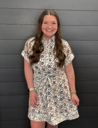 Especially The Border Dress-Short Dresses-Podos Boutique, a Women's Fashion Boutique Located in Calera, AL