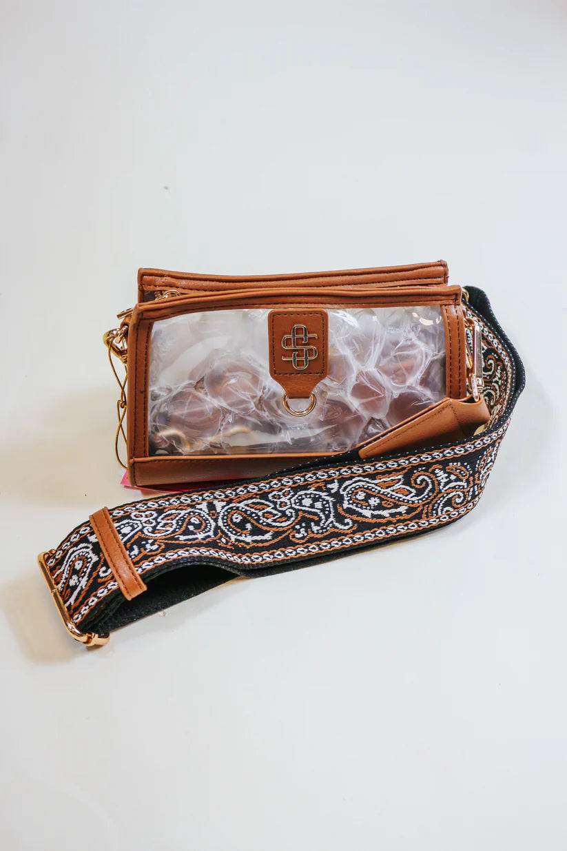 SS-Clear Leather purse-Bags-Podos Boutique, a Women's Fashion Boutique Located in Calera, AL