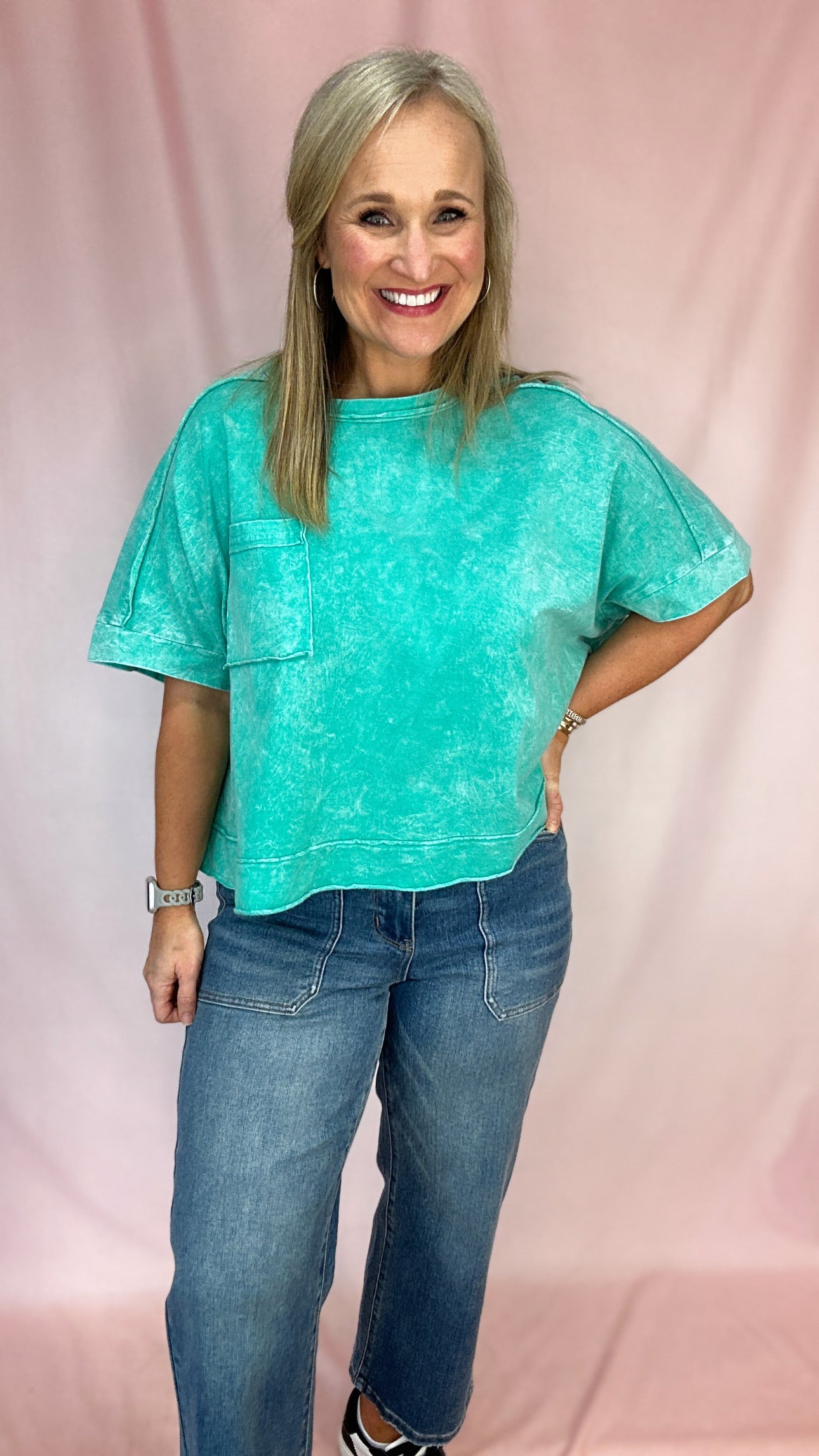 Almost There Tee-Fashion Tops-Podos Boutique, a Women's Fashion Boutique Located in Calera, AL