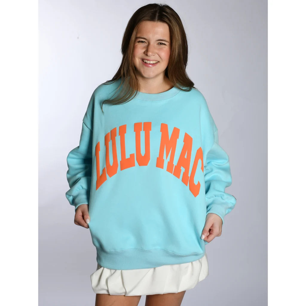 Lulu Mac Puff Sweatshirt-sweatshirts-Podos Boutique, a Women's Fashion Boutique Located in Calera, AL