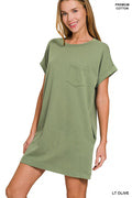 Face The Day Dress-Short Dresses-Podos Boutique, a Women's Fashion Boutique Located in Calera, AL