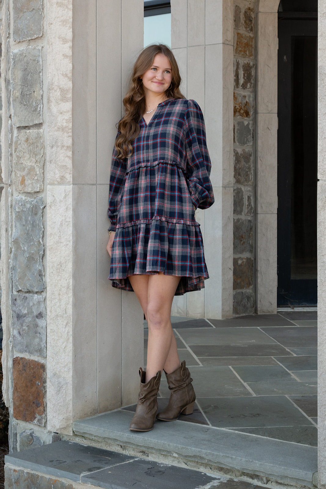 Check It Out Dress-Short Dresses-Podos Boutique, a Women's Fashion Boutique Located in Calera, AL