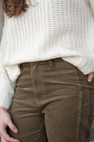 Judy Blue HW Retro Olive Pants-Pants-Podos Boutique, a Women's Fashion Boutique Located in Calera, AL