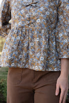 Floral Fade Top-Long Sleeves-Podos Boutique, a Women's Fashion Boutique Located in Calera, AL