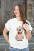 Memory Lane Sweater-Short Sleeves-Podos Boutique, a Women's Fashion Boutique Located in Calera, AL