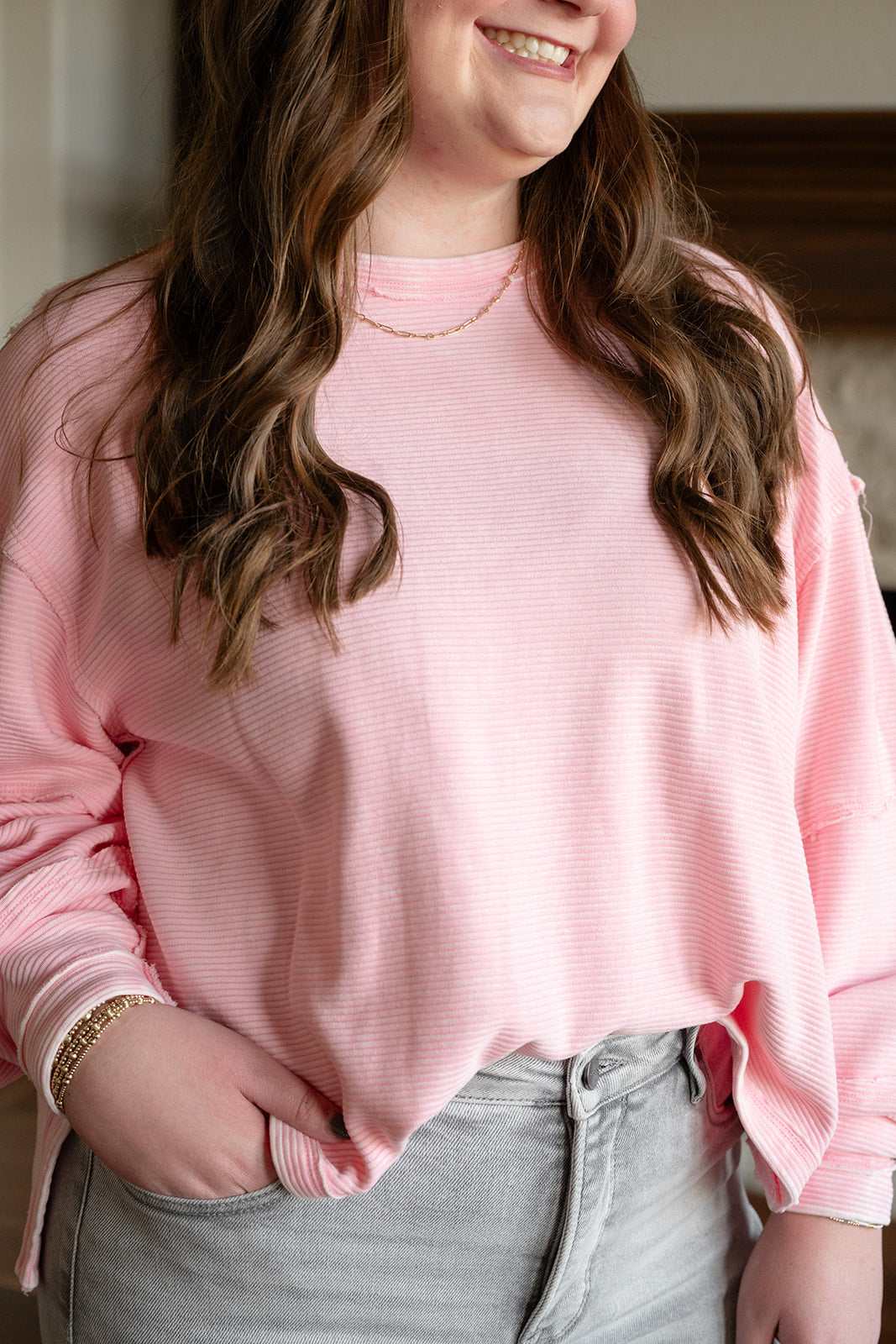 The Keona Top-Long Sleeves-Podos Boutique, a Women's Fashion Boutique Located in Calera, AL