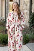 Floral Shirt Dress-Midi Dresses-Podos Boutique, a Women's Fashion Boutique Located in Calera, AL