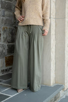 Umgee's French Terry Pants-Pants-Podos Boutique, a Women's Fashion Boutique Located in Calera, AL