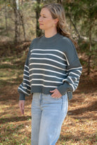 Hello Sweater Weather Top-Sweaters-Podos Boutique, a Women's Fashion Boutique Located in Calera, AL