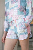 Simply Southern Quilt Short-Shorts-Podos Boutique, a Women's Fashion Boutique Located in Calera, AL