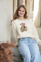 Simply Souther Harper Bear-Sweaters-Podos Boutique, a Women's Fashion Boutique Located in Calera, AL