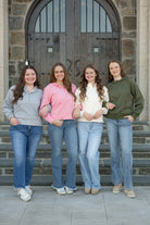 Easy Attitude Half Zip-Long Sleeves-Podos Boutique, a Women's Fashion Boutique Located in Calera, AL