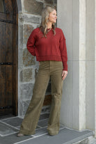 The Perfect Two Tone Sweater-Sweaters-Podos Boutique, a Women's Fashion Boutique Located in Calera, AL