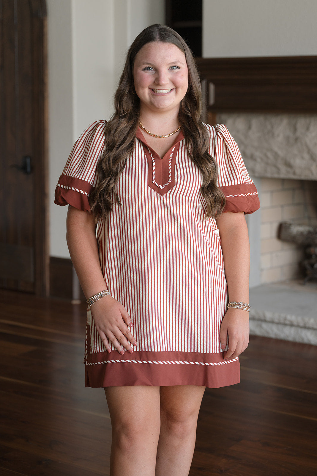 Fall Forward Dress-Short Dresses-Podos Boutique, a Women's Fashion Boutique Located in Calera, AL